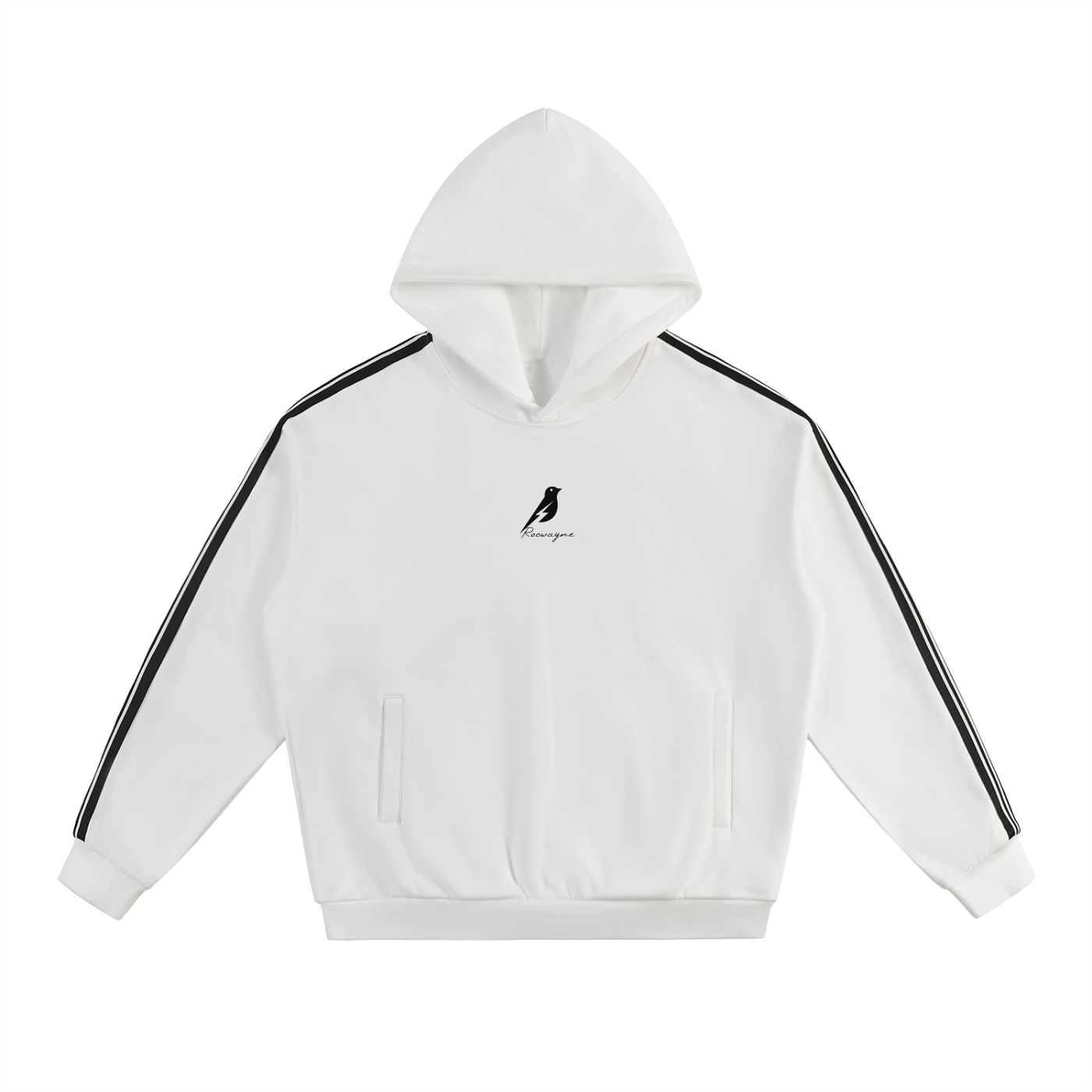 RW "T-Bird Logo" Side Stripe Drop-Shoulder Hoodie