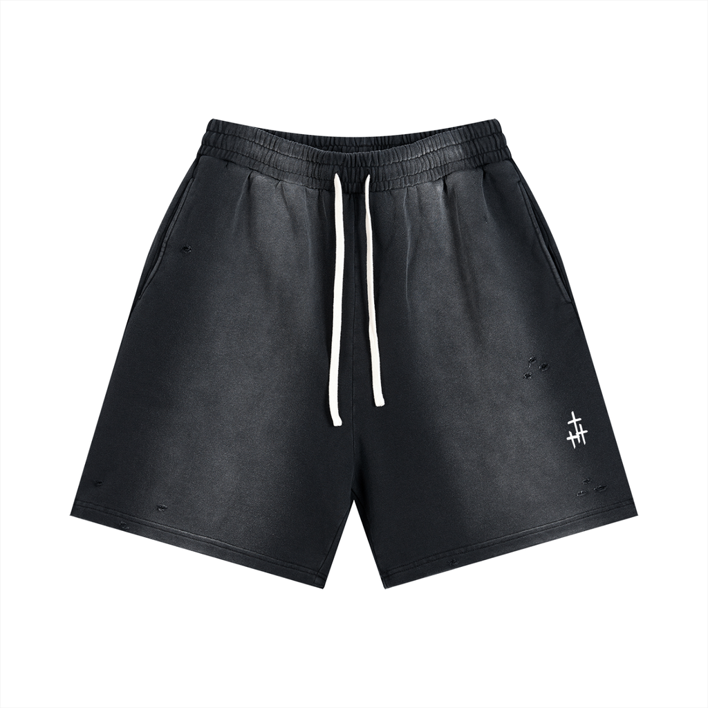 RW Sun Fade Distressed Shorts